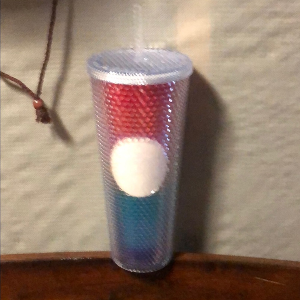 Rainbow Starbucks cup